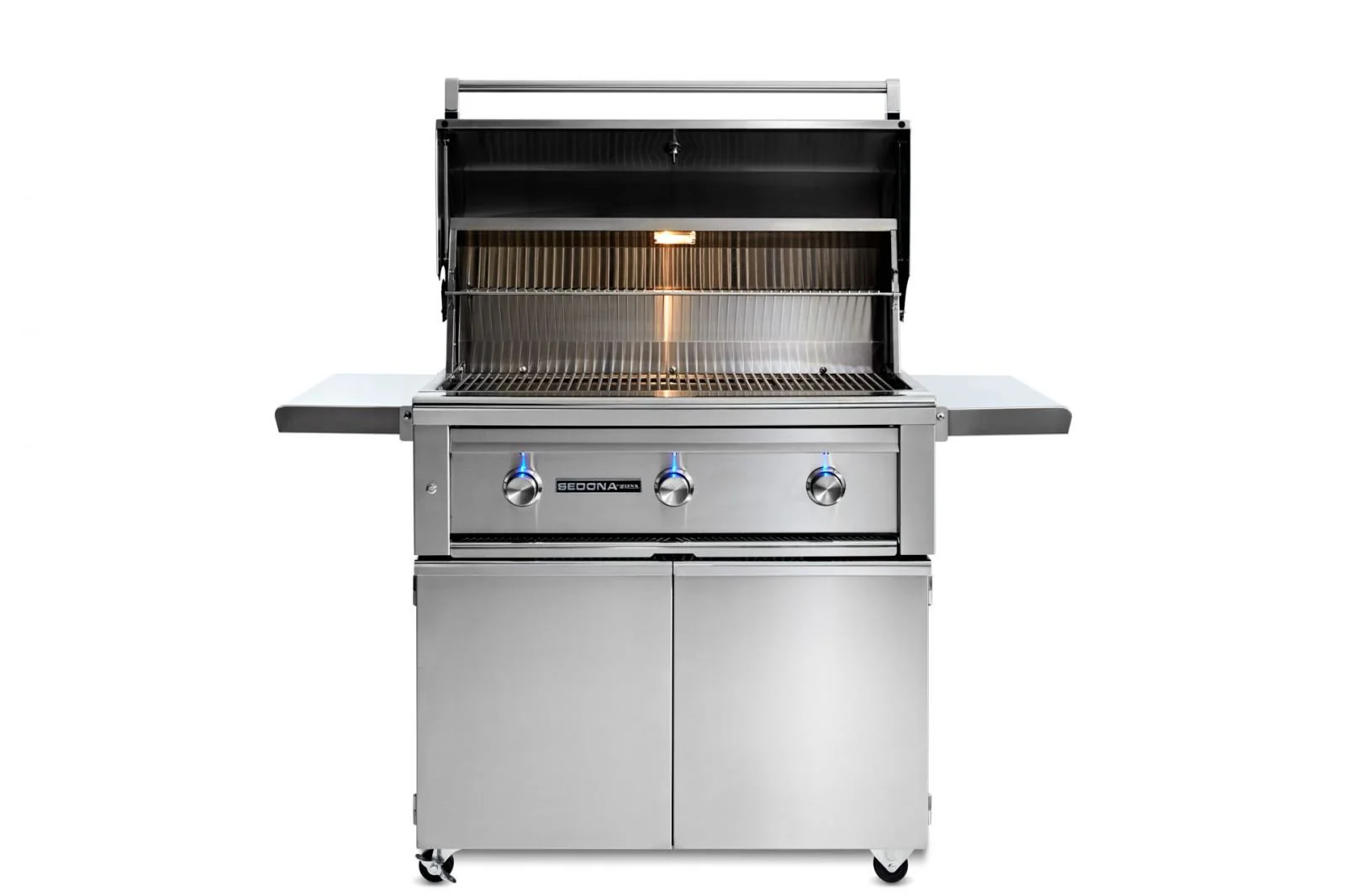 36" Freestanding Grill with 1 Prosear Infrared Burner and 2 Stainless Steel Burners (L601PSF) - Image 3