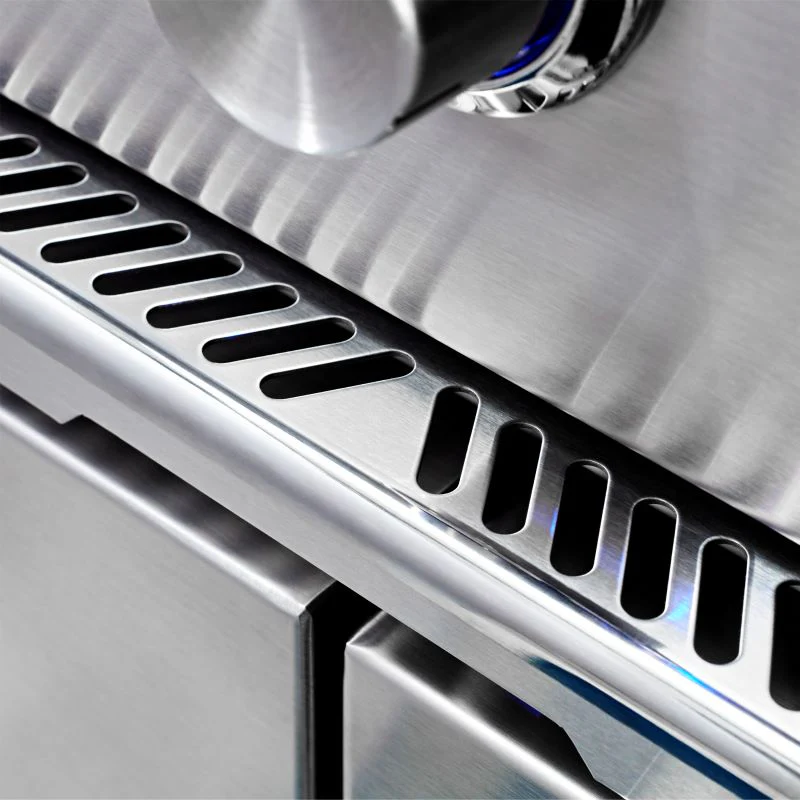 42" Professional Freestanding Grill with 1 Trident Infrared Burner and 2 Ceramic Burners and Rotisserie (L42TRF) - Image 14