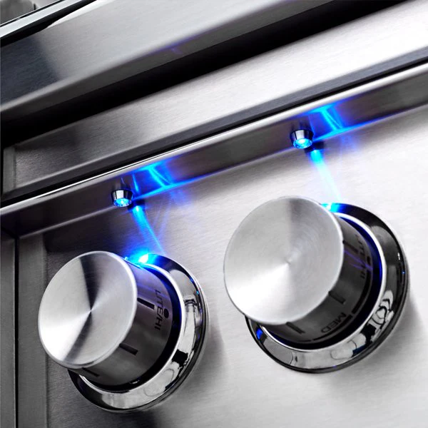 54" Professional Built-in Grill with 1 Trident Infrared Burner and 3 Ceramic Burners and Rotisserie (L54TR) - Image 10