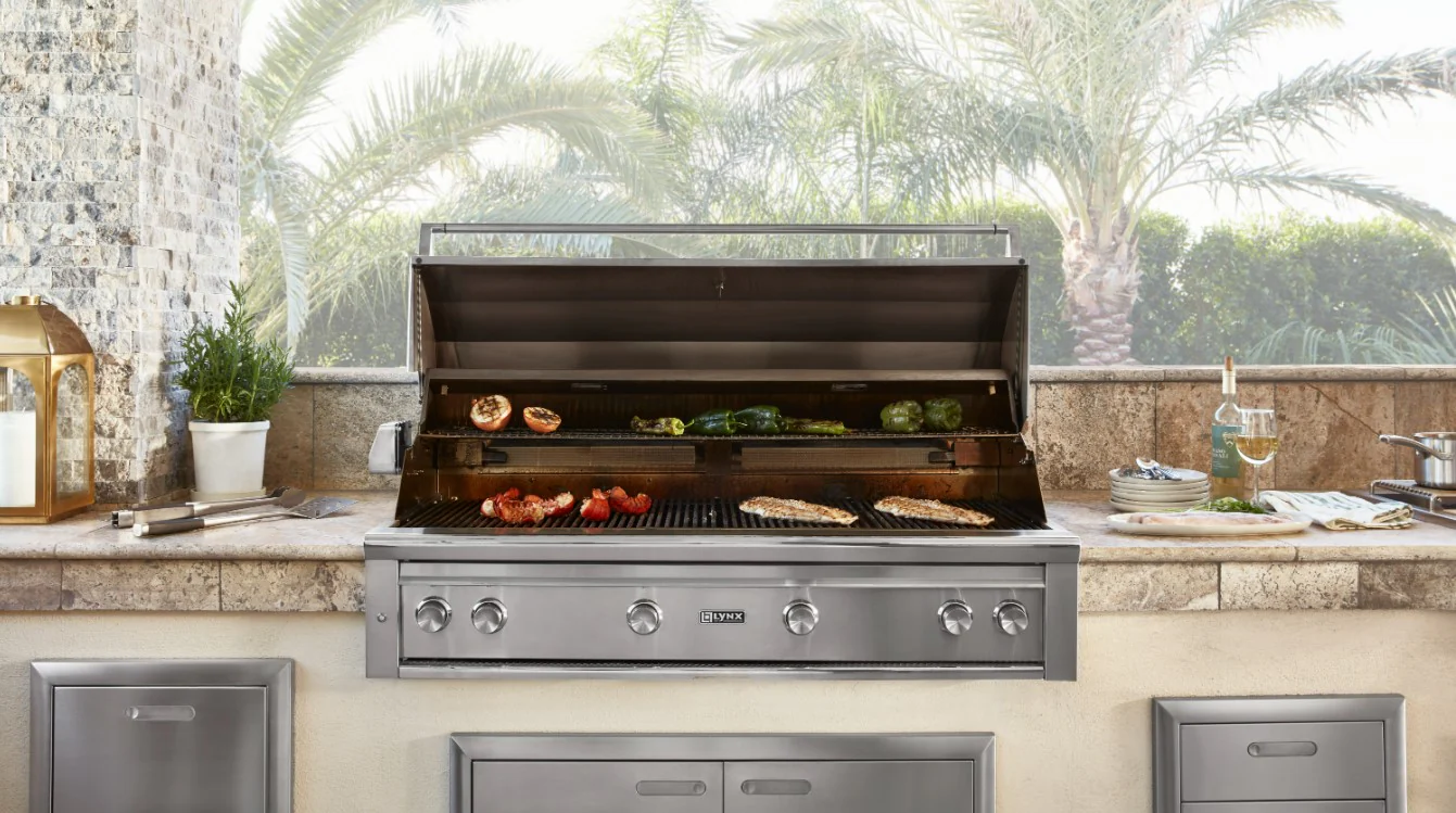 54" Professional Built-in Grill with 1 Trident Infrared Burner and 3 Ceramic Burners and Rotisserie (L54TR) - Image 18