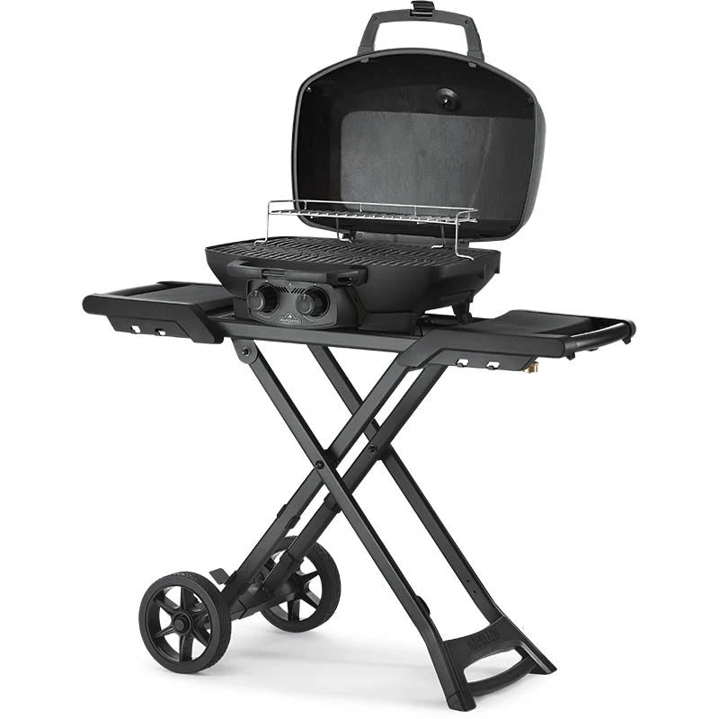 Phantom TravelQ Pro 285 Propane Grill with Scissor Cart - Image 3