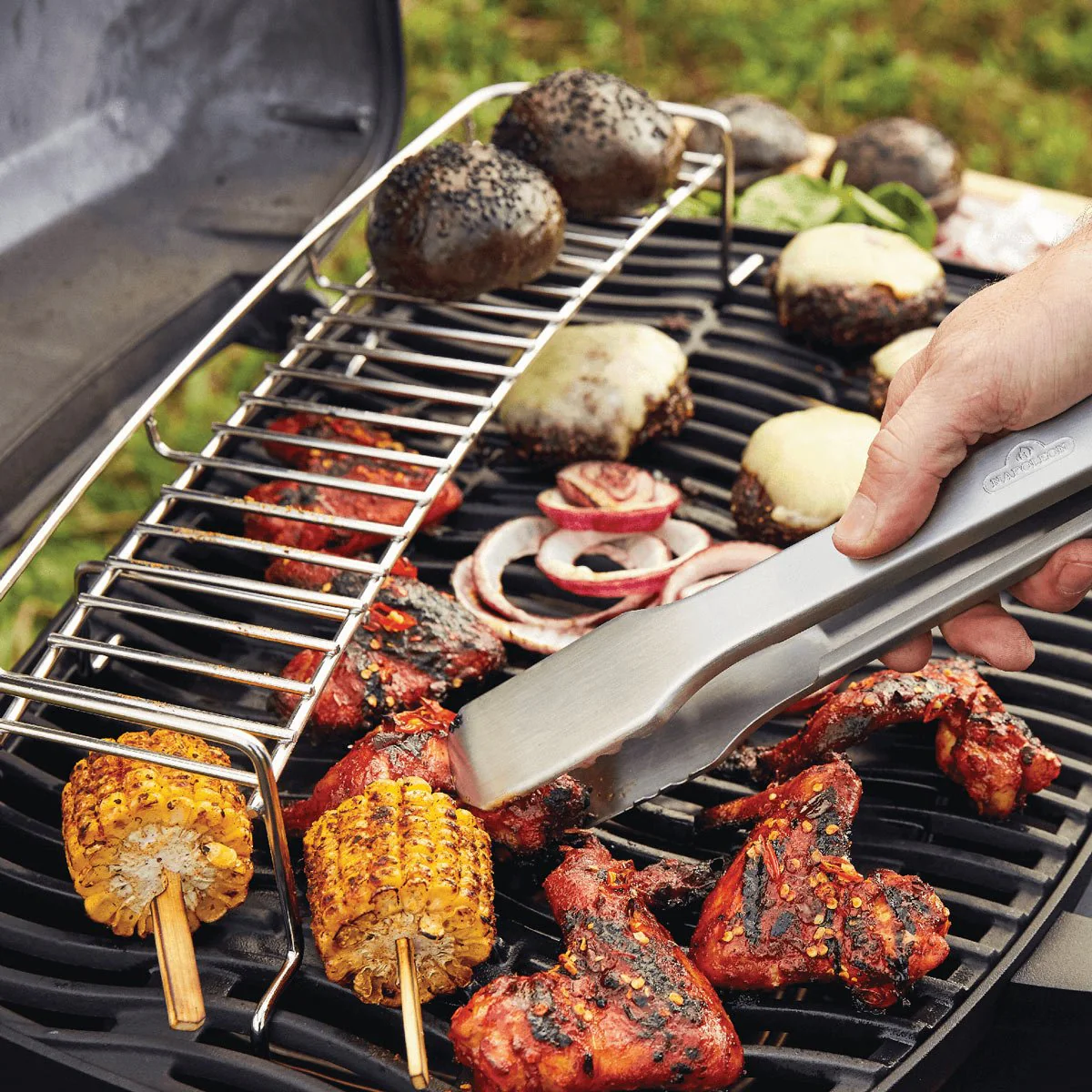 Phantom TravelQ Pro 285 Propane Grill with Scissor Cart - Image 4